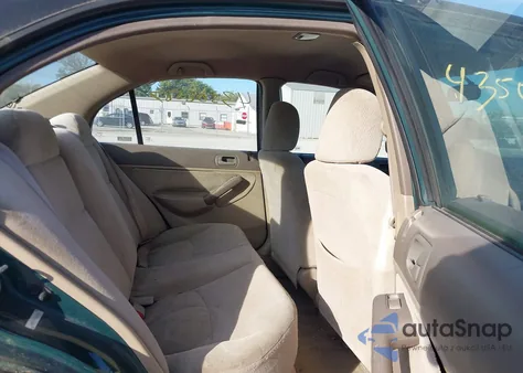 2001 Honda Civic Lx из США, поврежденный, VIN 1HGES16531L068951